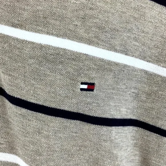 Tommy Hilfiger Striped Polo Collared Men’s Short Sleeves Shirt X-Large - Picture 5 of 12